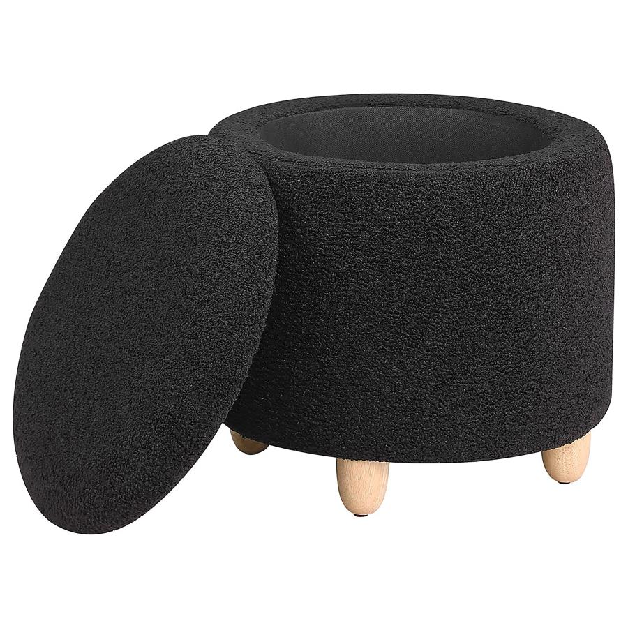 Black Ottoman