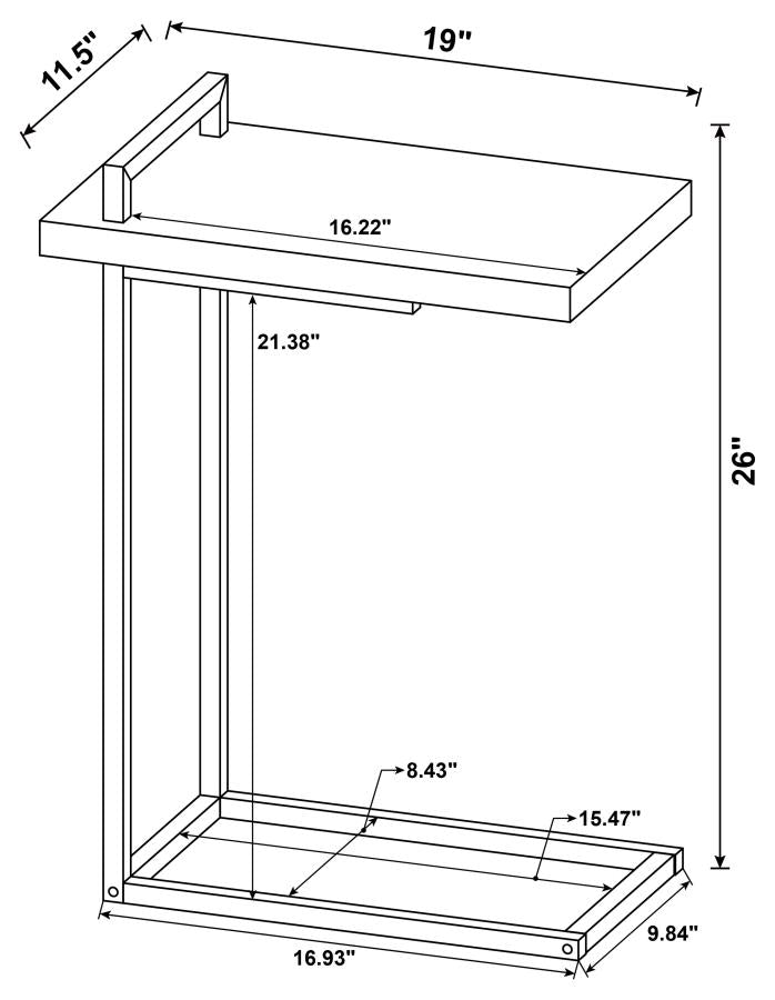 Maxwell Brown Side Table