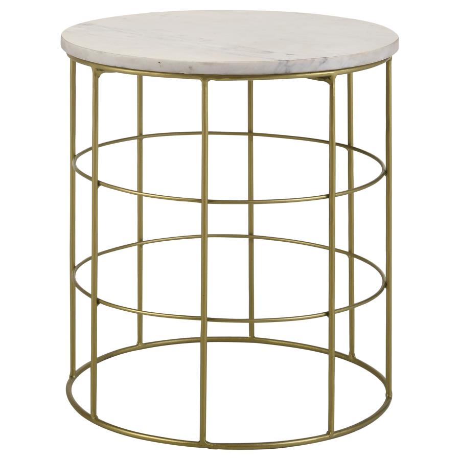 Heloisa Gold Side Table