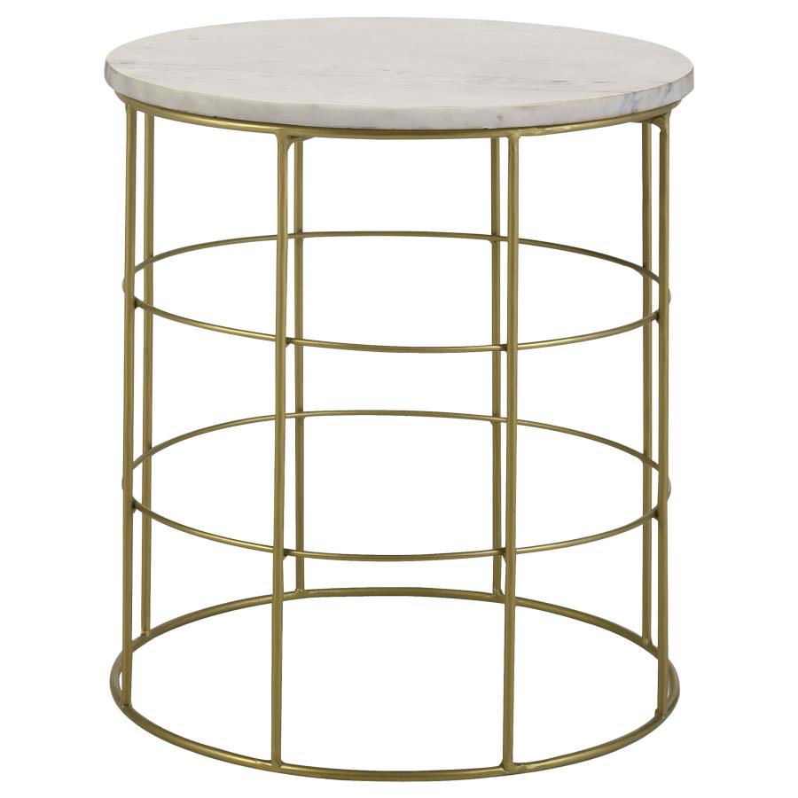 Heloisa Gold Side Table