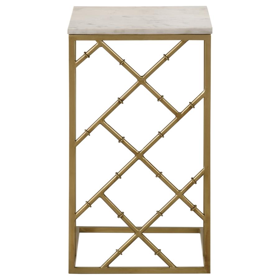 Angeliki Gold Side Table