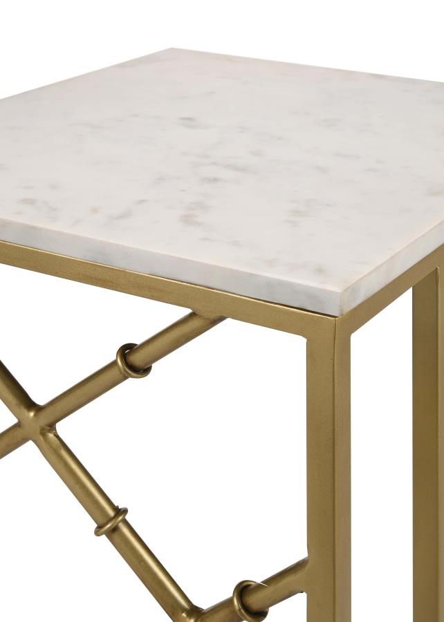 Angeliki Gold Side Table