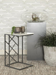 Angeliki Grey Side Table