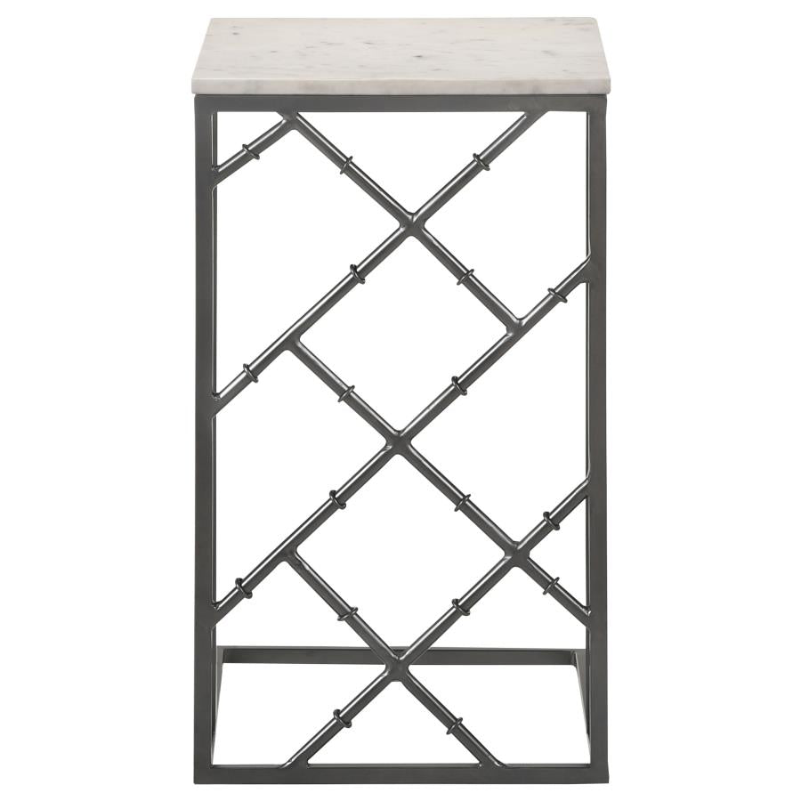 Angeliki Grey Side Table