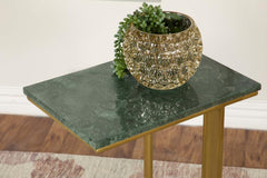 Vicente Gold Side Table