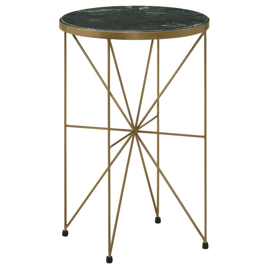 Eliska Gold Side Table