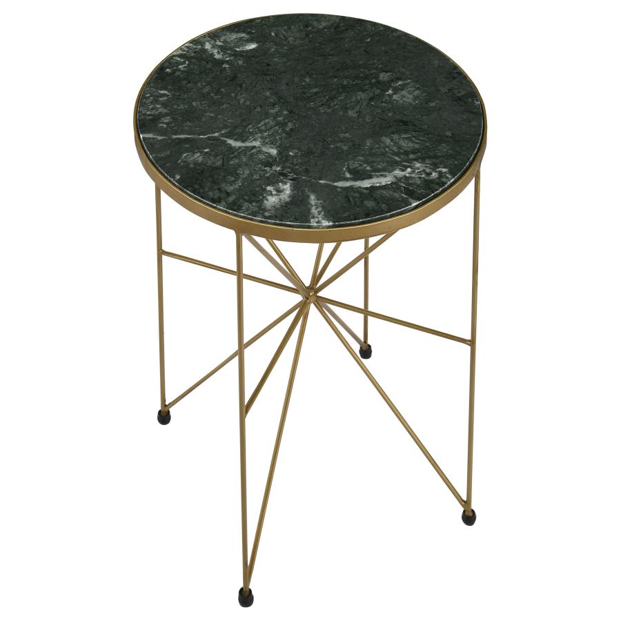 Eliska Gold Side Table