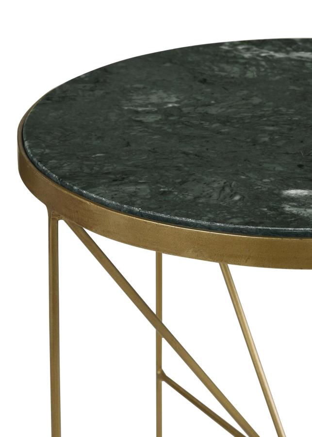 Eliska Gold Side Table