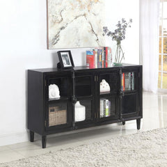 Sylvia Black Accent Cabinet