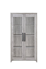 Alejo Grey Tall Accent Cabinet