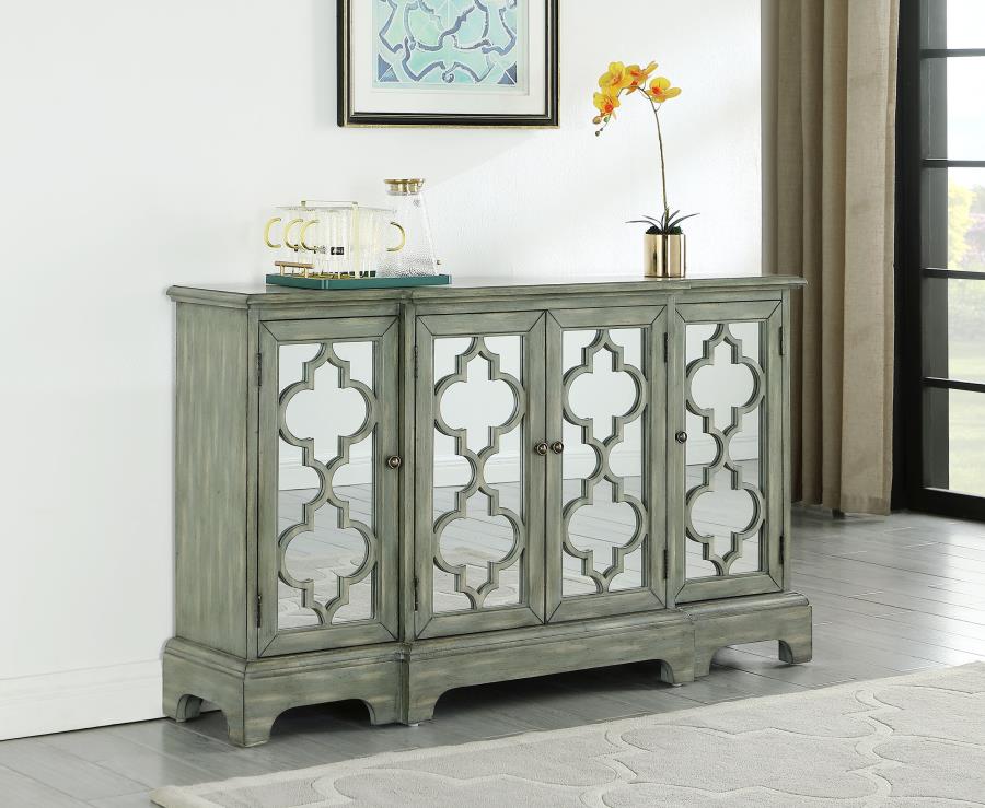 Erigeron Grey Accent Cabinet