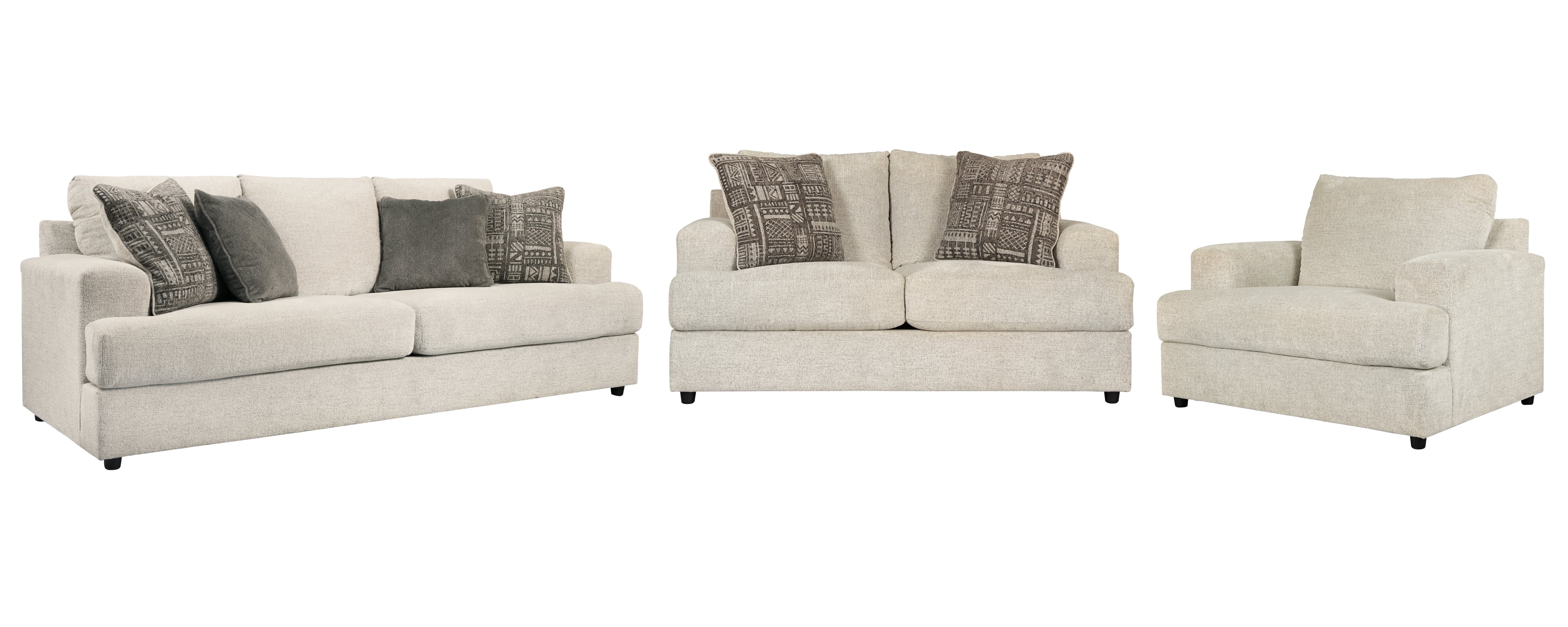 Soletren Sofa, Loveseat and Chair - PKG001865