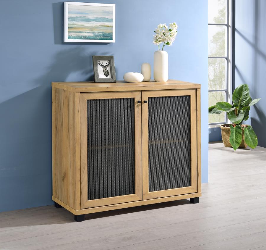 Mchale Brown Accent Cabinet