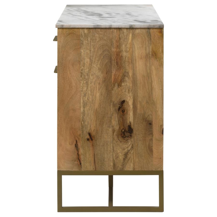 Keaton Brown Accent Cabinet