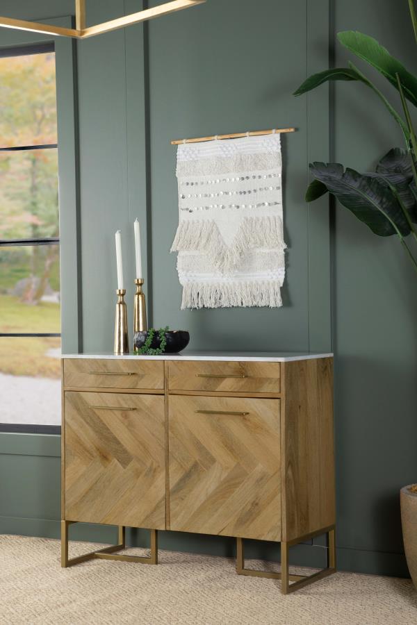 Keaton Brown Accent Cabinet