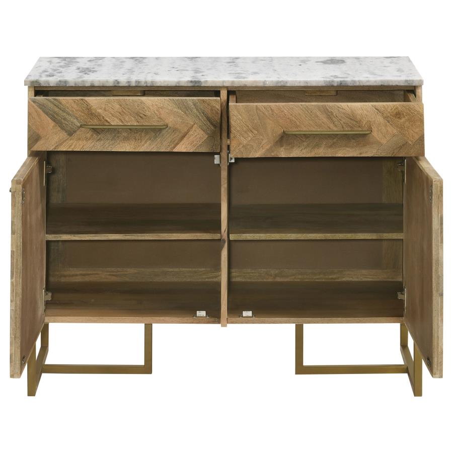 Keaton Brown Accent Cabinet