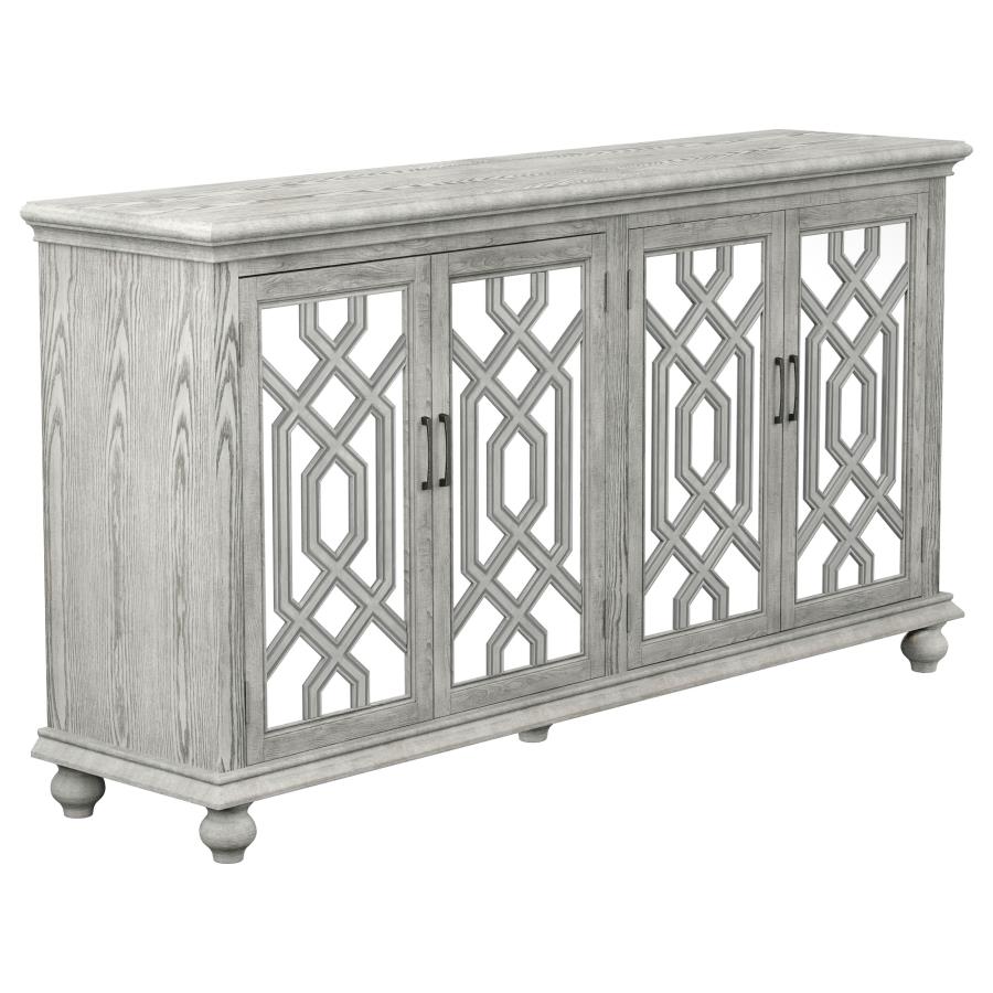 Melanie Grey Accent Cabinet