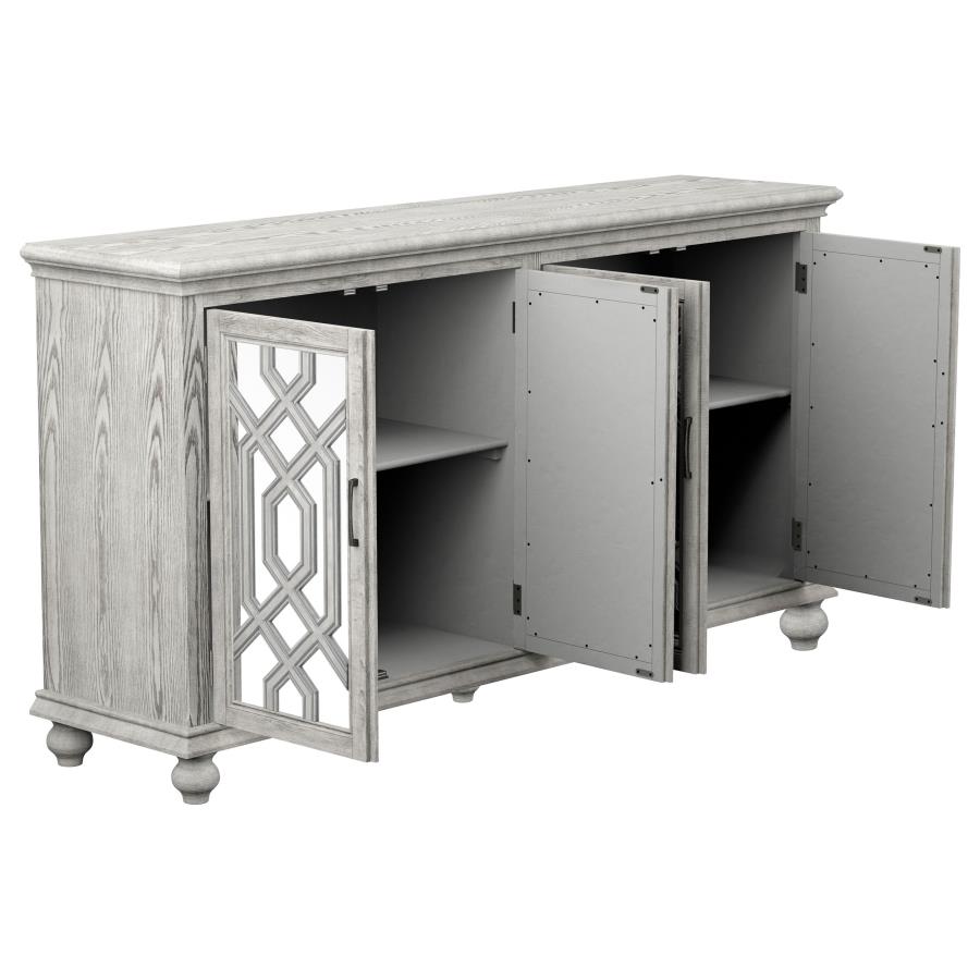 Melanie Grey Accent Cabinet