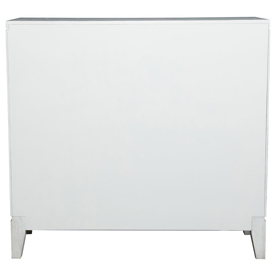 Moody White Accent Cabinet