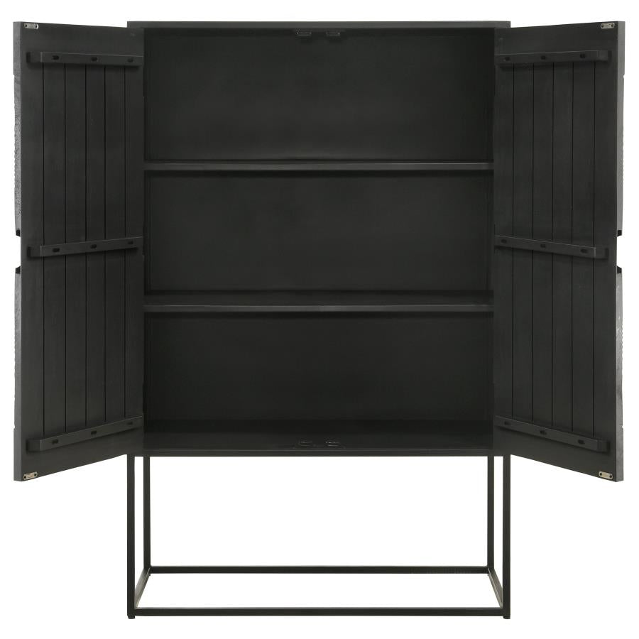 Jenna Black Accent Cabinet