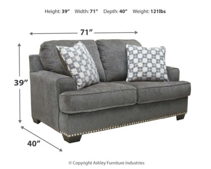 Locklin Sofa, Loveseat, Chair and Ottoman