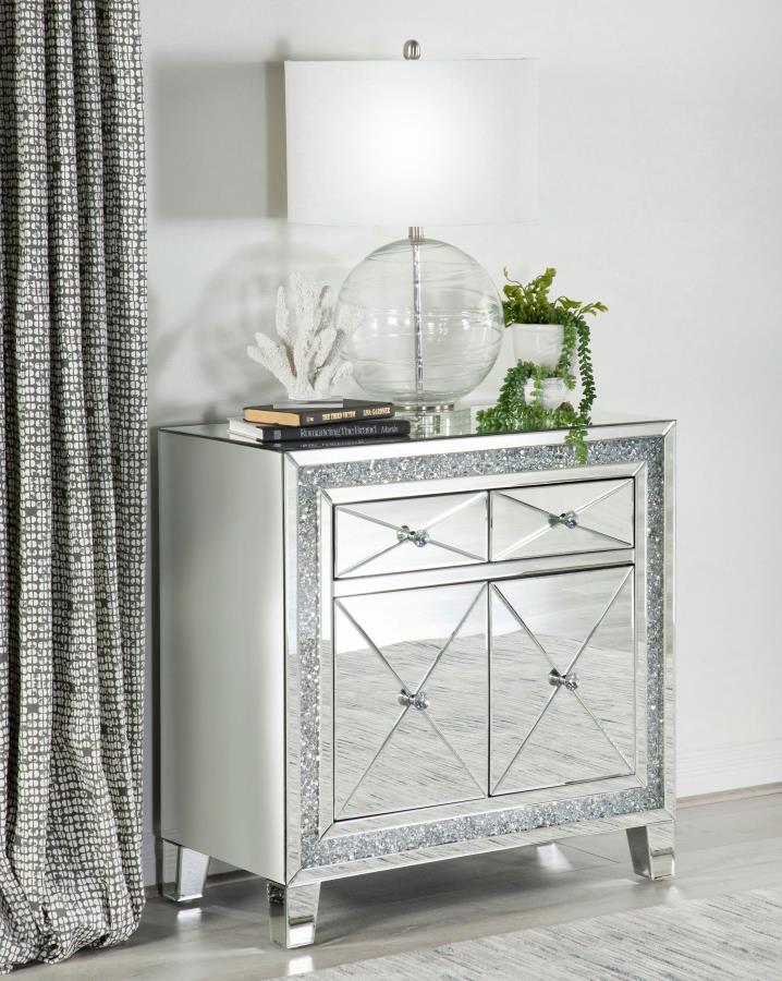 Arwen Silver Accent Cabinet