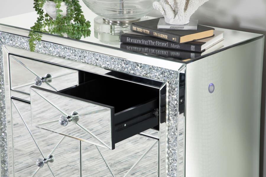 Arwen Silver Accent Cabinet