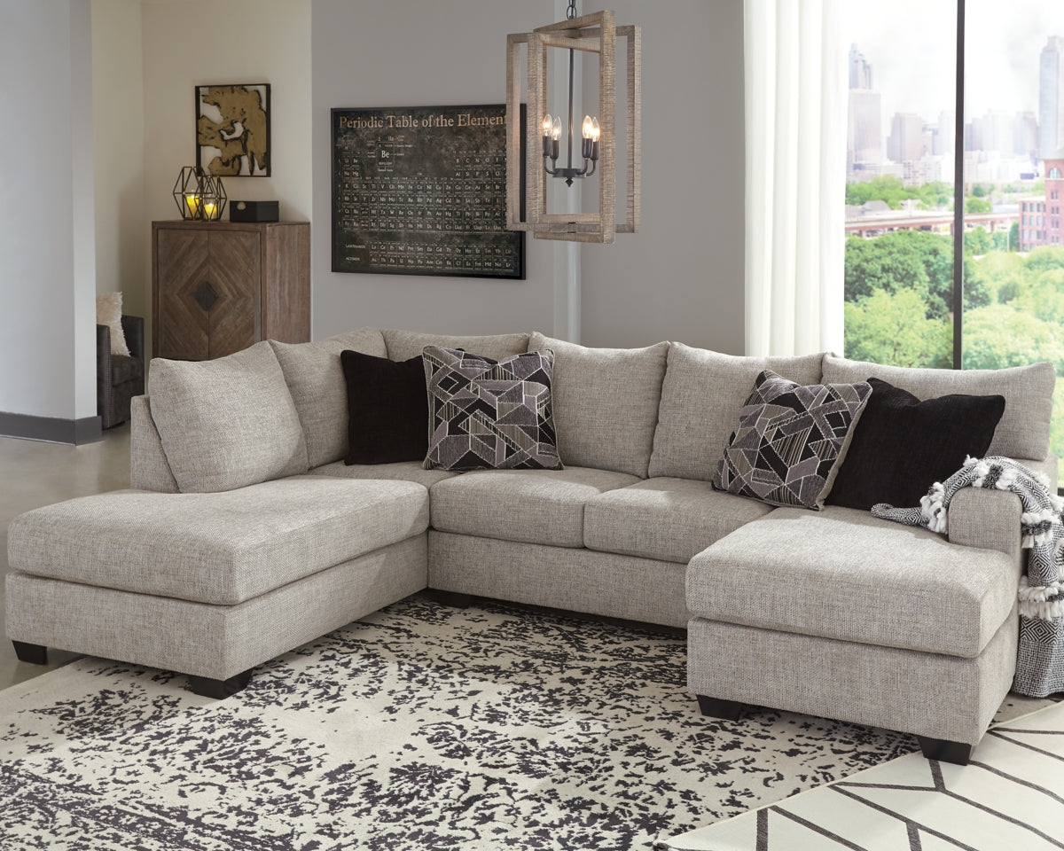 Megginson 2-Piece Sectional with Chair and Ottoman - PKG002383