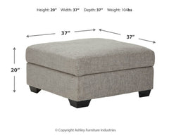 Megginson Ottoman With Storage - The Bargain Furniture