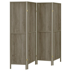 Deepika Grey 4 Panel Room Divider