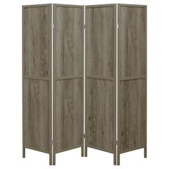 Deepika Grey 4 Panel Room Divider