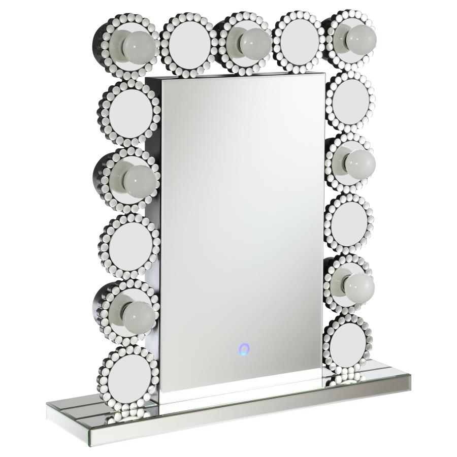 Aghes Silver Table Mirror