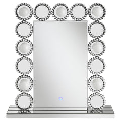 Aghes Silver Table Mirror