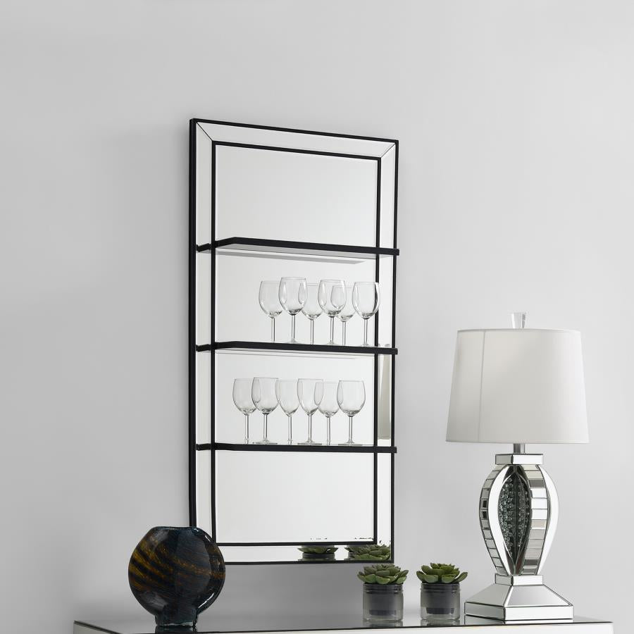 Oriel Silver Wall Mirror