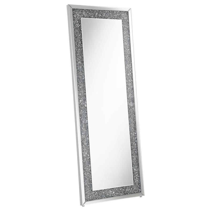 Valerie Silver Floor Mirror