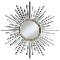 Beiwen Gold Wall Mirror