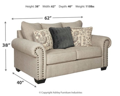 Zarina Sofa and Loveseat