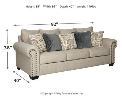 Zarina Sofa and Loveseat