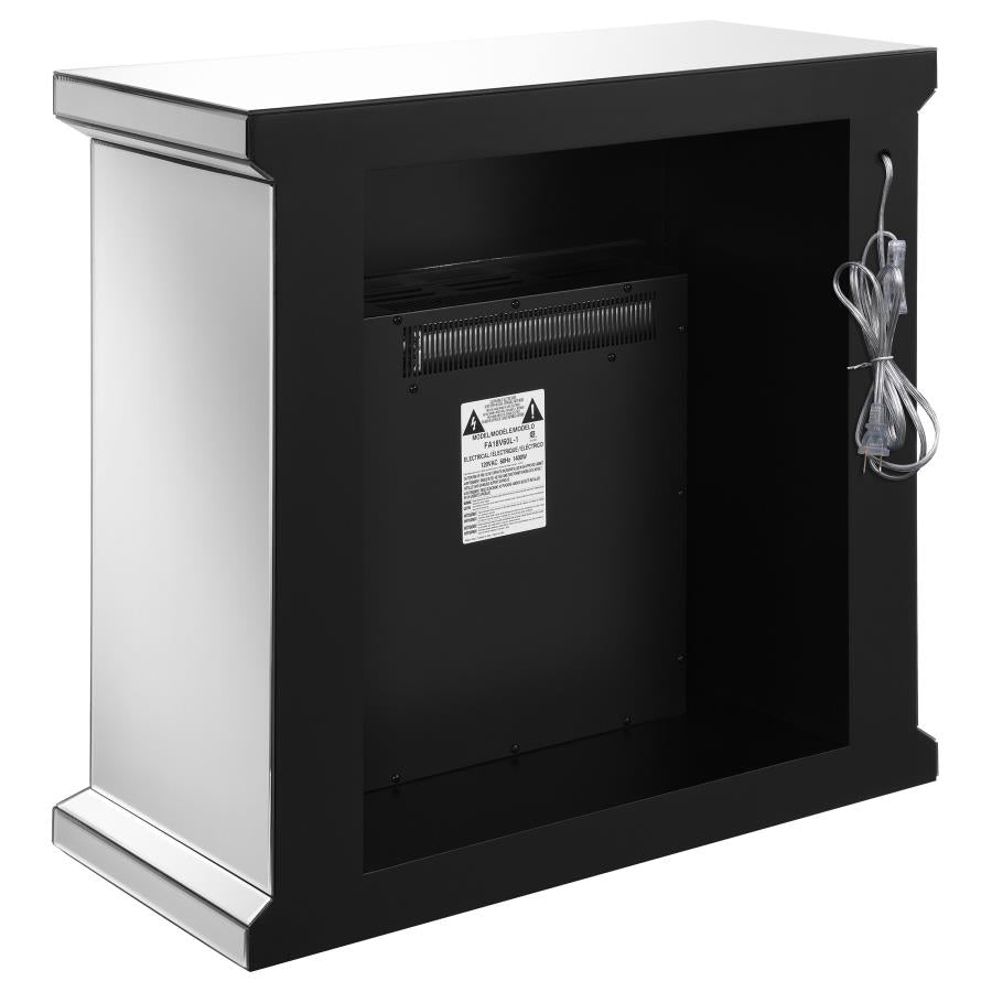 Lorelai Silver Electric Fireplace