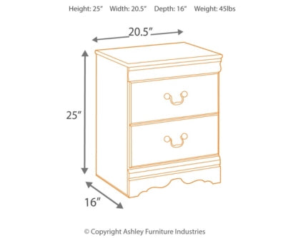 Huey Vineyard Nightstand - The Bargain Furniture