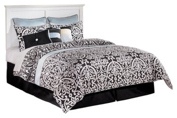 Bostwick Shoals Queen/Full Panel Headboard Bed with Mirrored Dresser and Chest