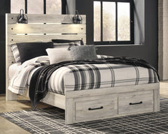 Cambeck Queen Panel Bed with 2 Storage Drawers