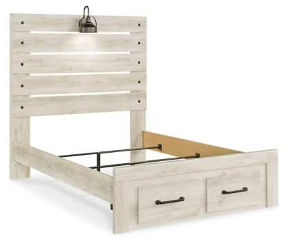 Cambeck Queen Panel Bed with 2 Storage Drawers