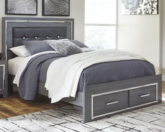 Lodanna Queen Panel Bed with 2 Storage Drawers - B214B3