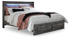 Baystorm Queen Panel Bed with 2 Storage Drawers