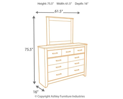 Zelen Queen Panel Bed with Mirrored Dresser and Nightstand