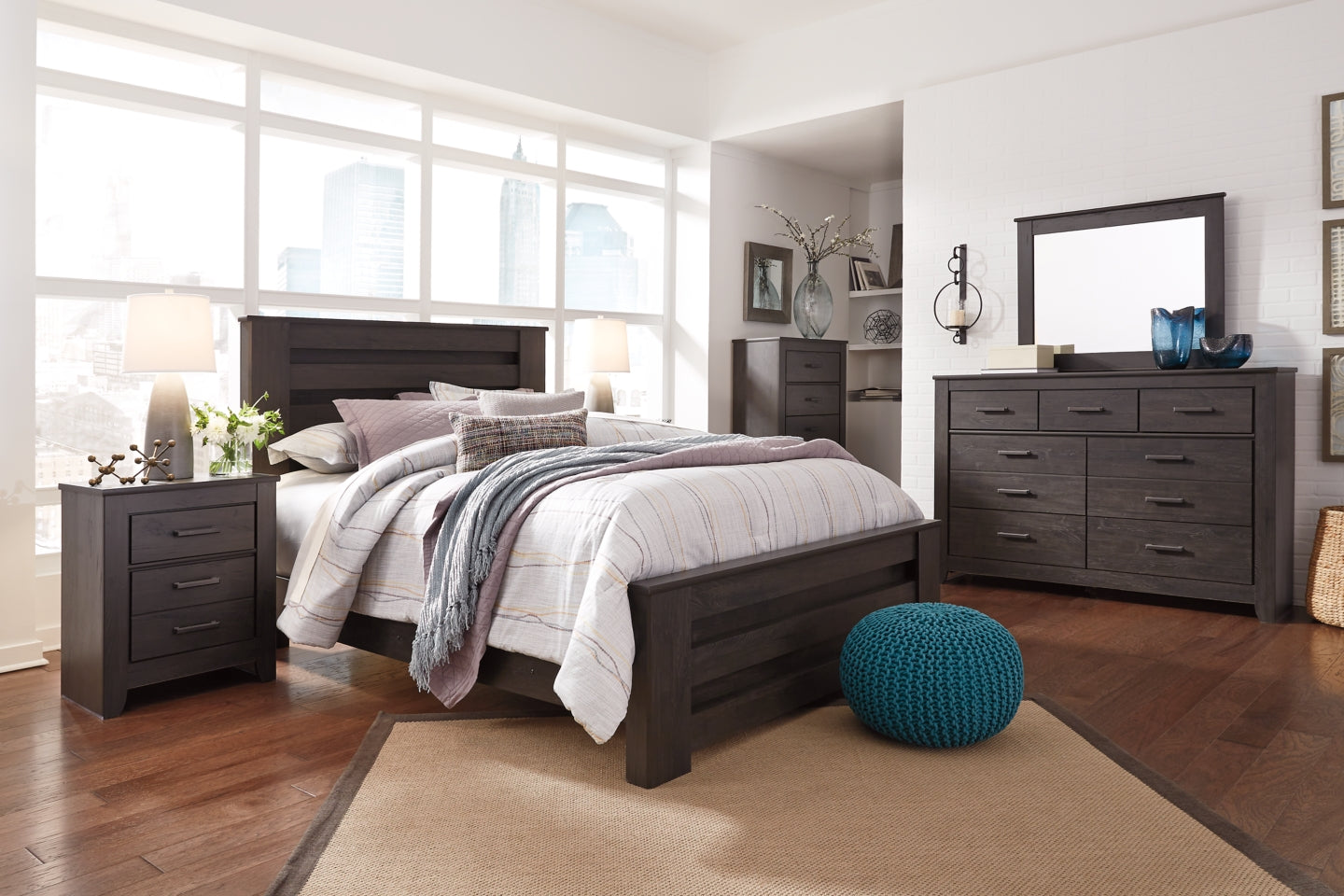 Brinxton Queen Panel Bed