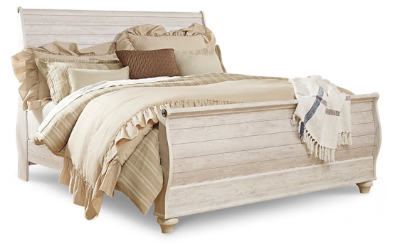 Willowton Queen Sleigh Bed