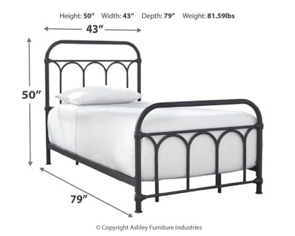 Nashburg Queen Metal Bed