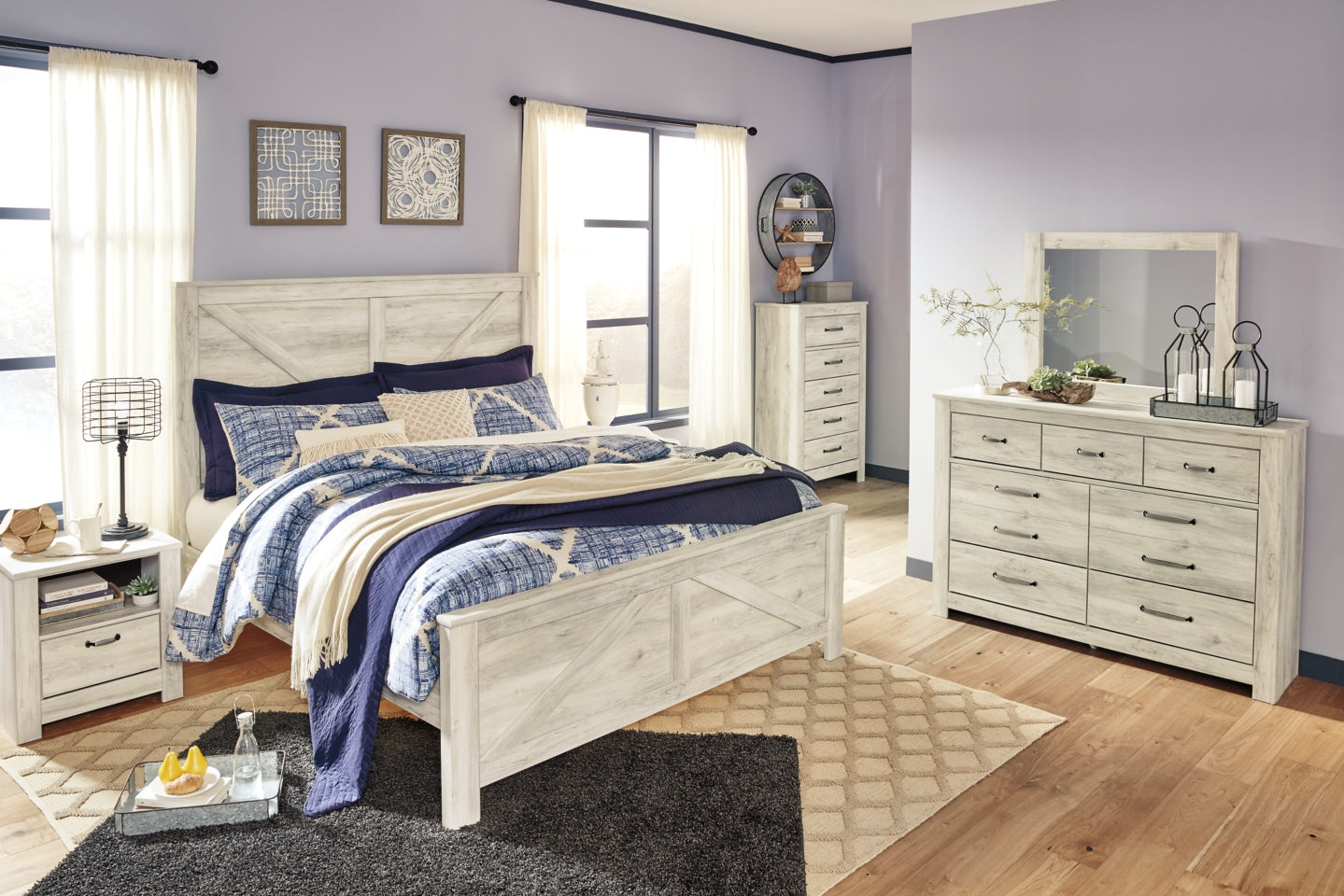 Bellaby Queen Crossbuck Panel Bed